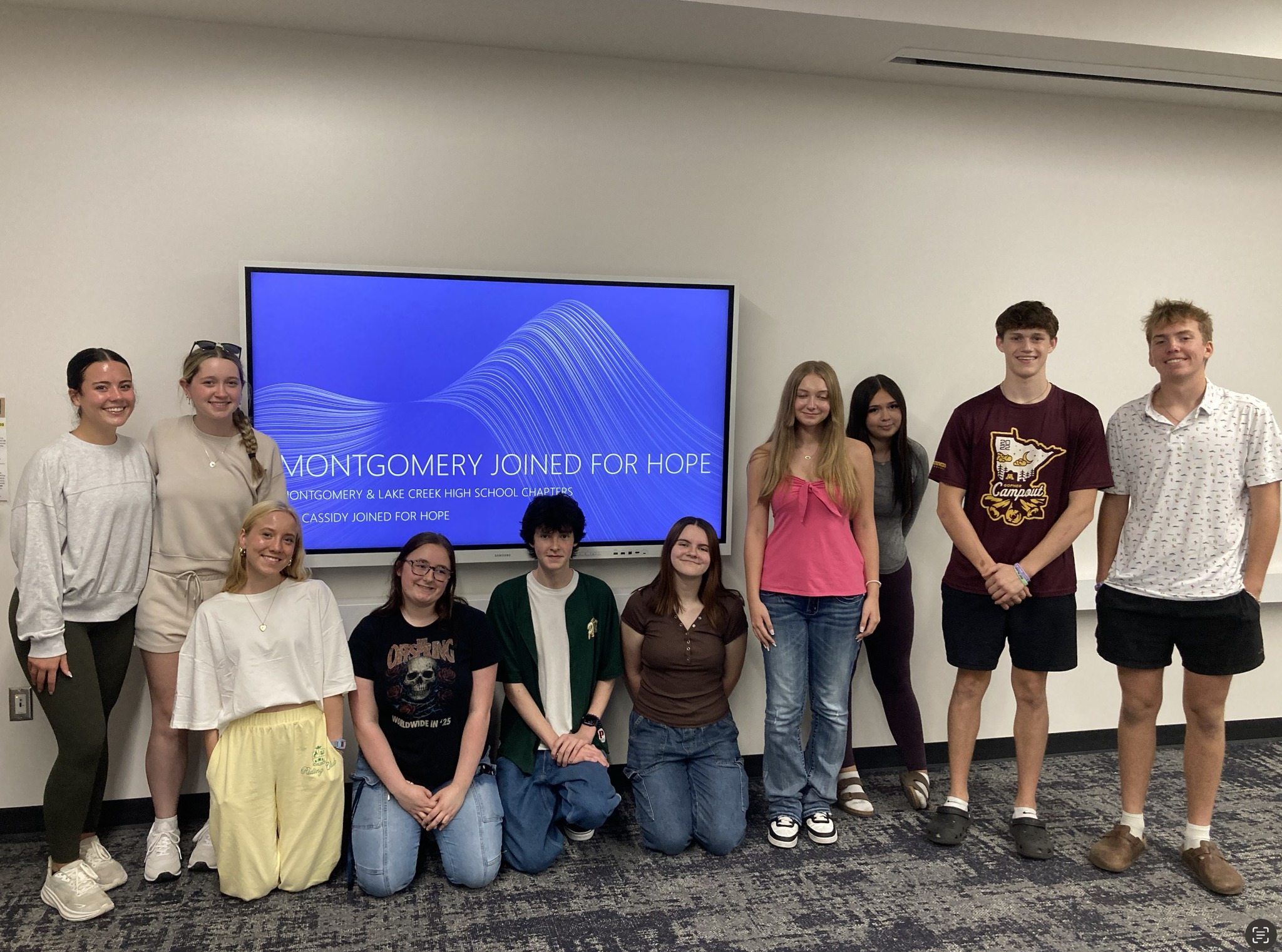 Montgomery Joined for Hope · Club meetings · 2025-2026